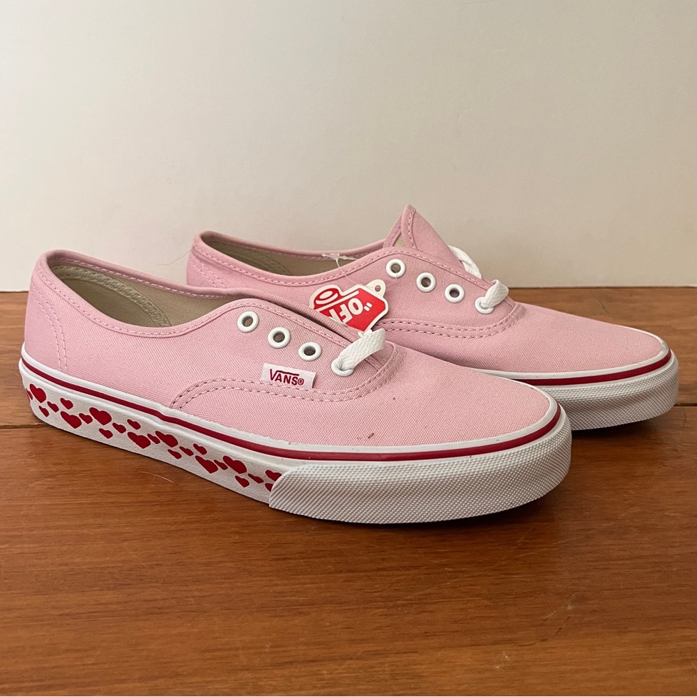 Kids Heart Tape Authentic Vans - Size 3.5